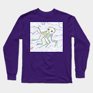 One mighty little fish Long Sleeve T-Shirt